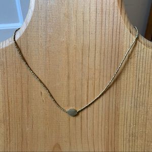 Noonday Collection Gold Droplet Necklace